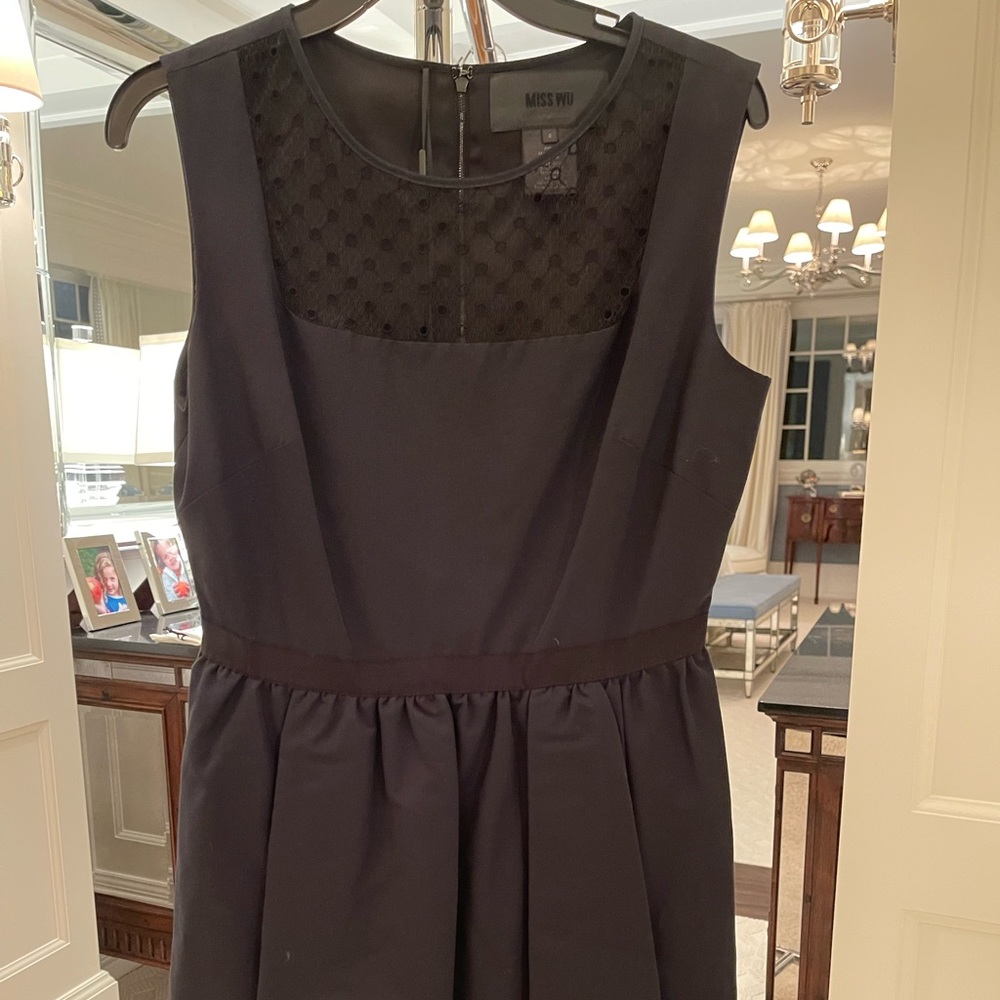 Miss Wu black mini dress